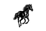Black Horse Silhouette Bundle, an Illustration by jahid234 (Thumbnail 17 of 31)