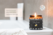 Modern Luxury Candle Label Template, a Stationery Template by Little Creative Scribbles (Thumbnail 4 of 5)