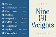 Morgelis, a Serif Font by Gatype (Thumbnail 7 of 15)