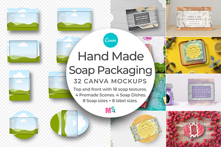 Soap Packaging Canva Mockup
