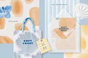 Soft Coast Watercolor Backgrounds, a Background Graphic by Eva Gentle (Thumbnail 2 of 10)