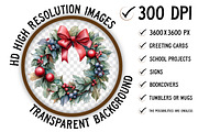 Cozy Christmas Sublimation Clipart, an Illustration by Craft Nest (Thumbnail 4 of 9)
