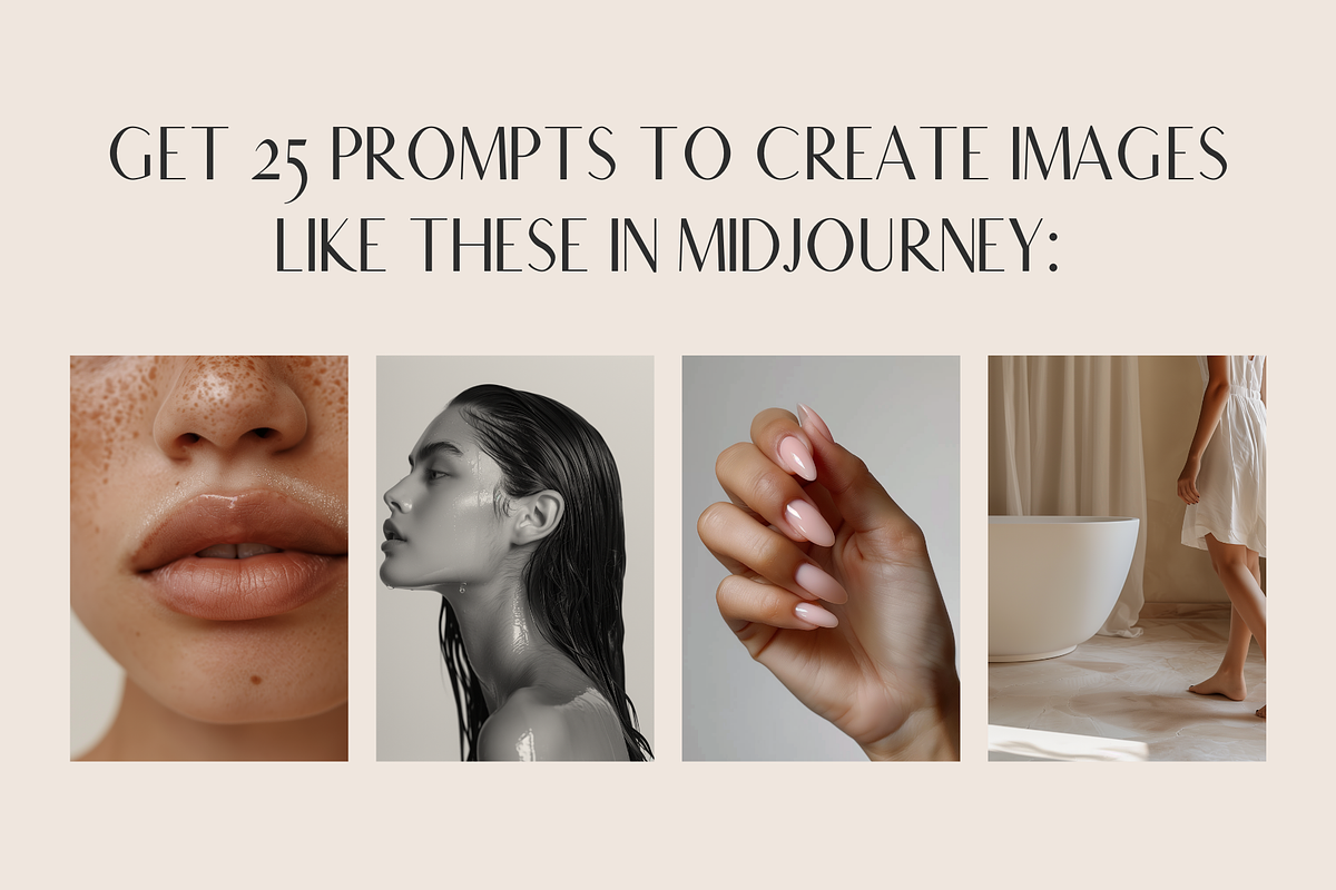 25 Midjourney Prompts for Beauty, a Beauty & Fashion Photo by Refancy (Photo 2 of 6)