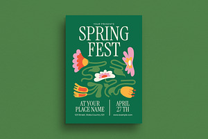 Spring Festival Event Flyer, a Flyer Template by Guuver