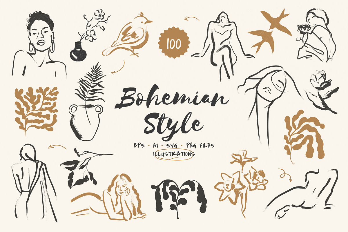 Illustration Bundle 10 in 1, an Object Graphic by iStar Design (Photo 2 of 21)