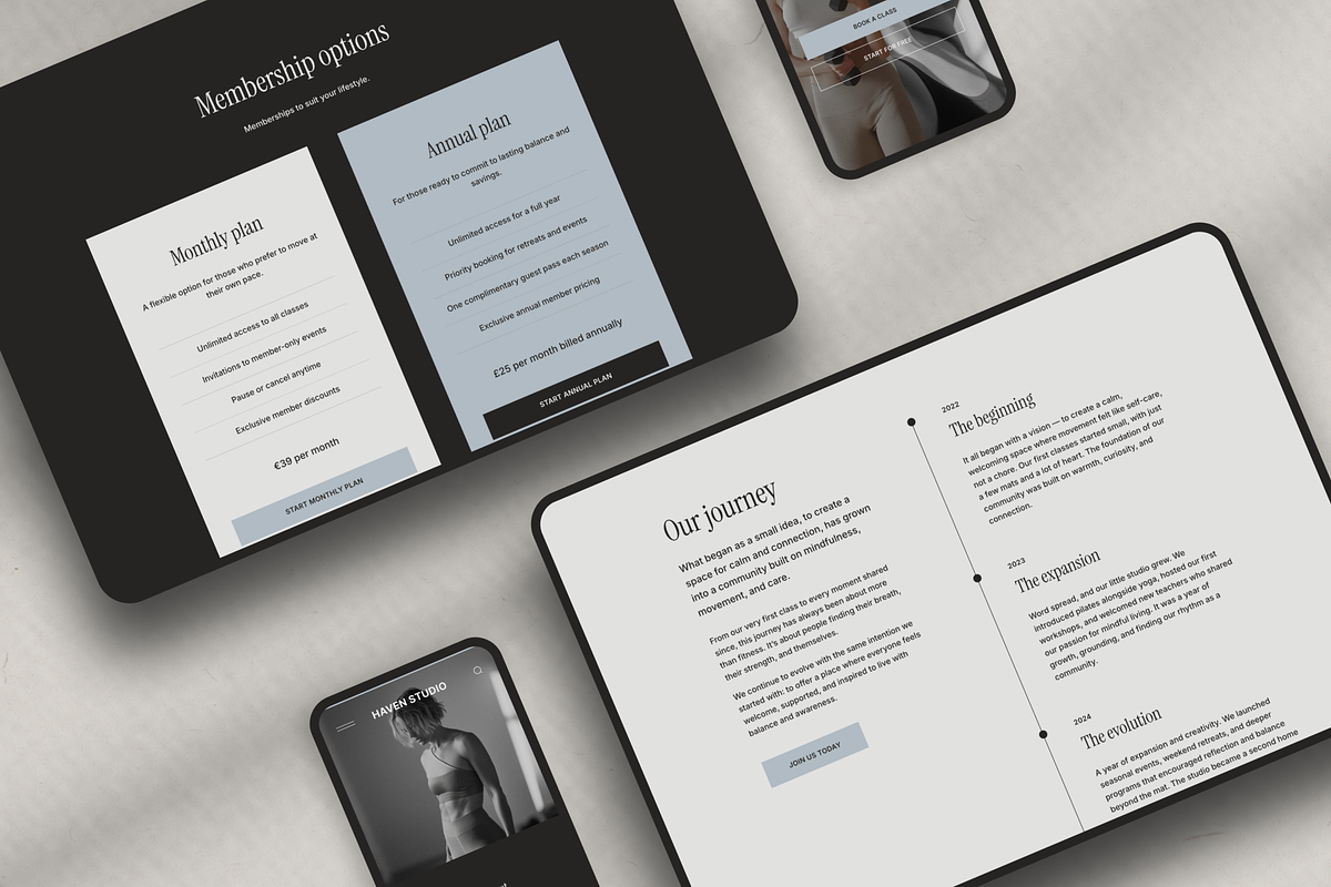 Haven Wordpress Template preview 5