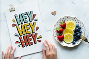 Hey Hey Hey lettering, a Decorative Illustration by Good Studio (Thumbnail 3 of 3)