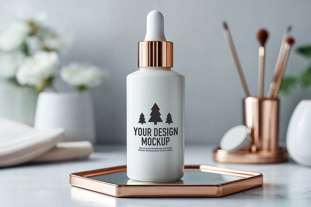 Elegant cosmetic product mockup, a Packaging Mockup by OSORIOartist