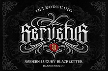 SERVETUS BLACKLETTER presale