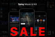 Splay Perfect Movie UI Kit, an UI Kit Template by Design Universe (Thumbnail 1 of 6)