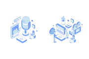 Isometric Illustrations Bundle, a Work Illustration by alexdndz (Thumbnail 4 of 4)