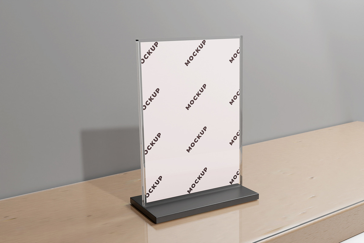Table tent mockup, an Advertising Mockup by My Mockup (Photo 2 of 5)