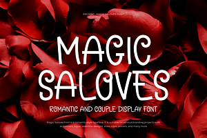 Magic Saloves - Romantic Font