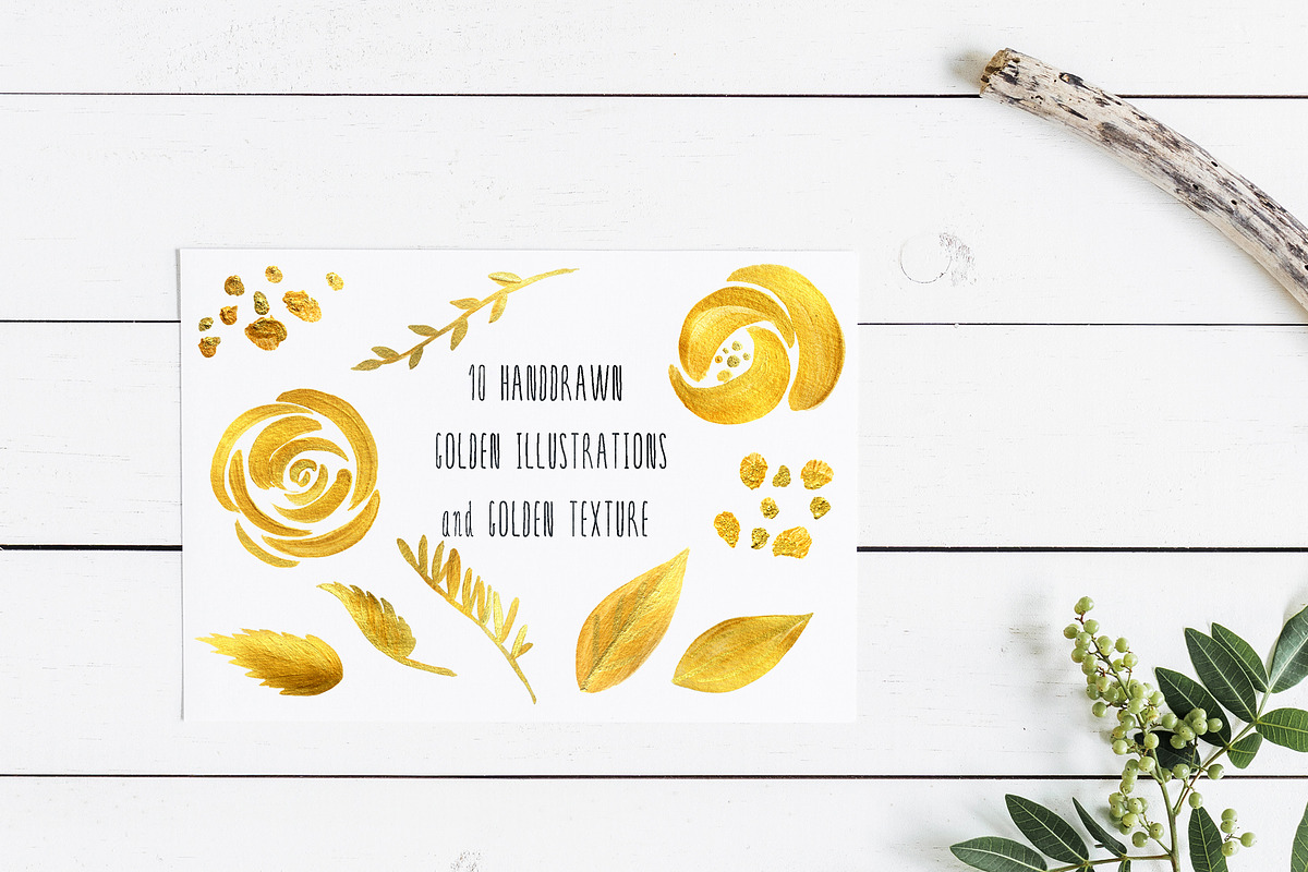 SERENA gold. Fine art font . preview 6
