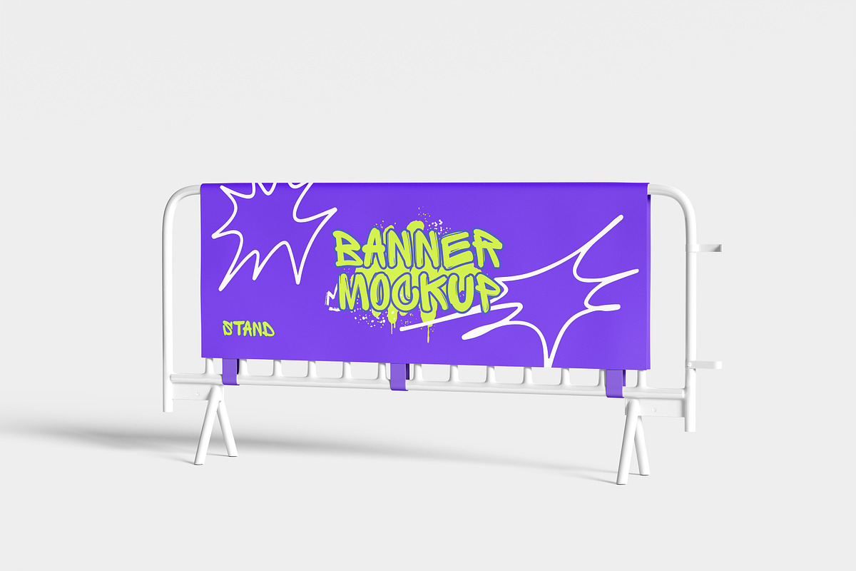 High Quality Banner Mockup, an Advertising Mockup by safrizalstudio (Photo 5 of 5)