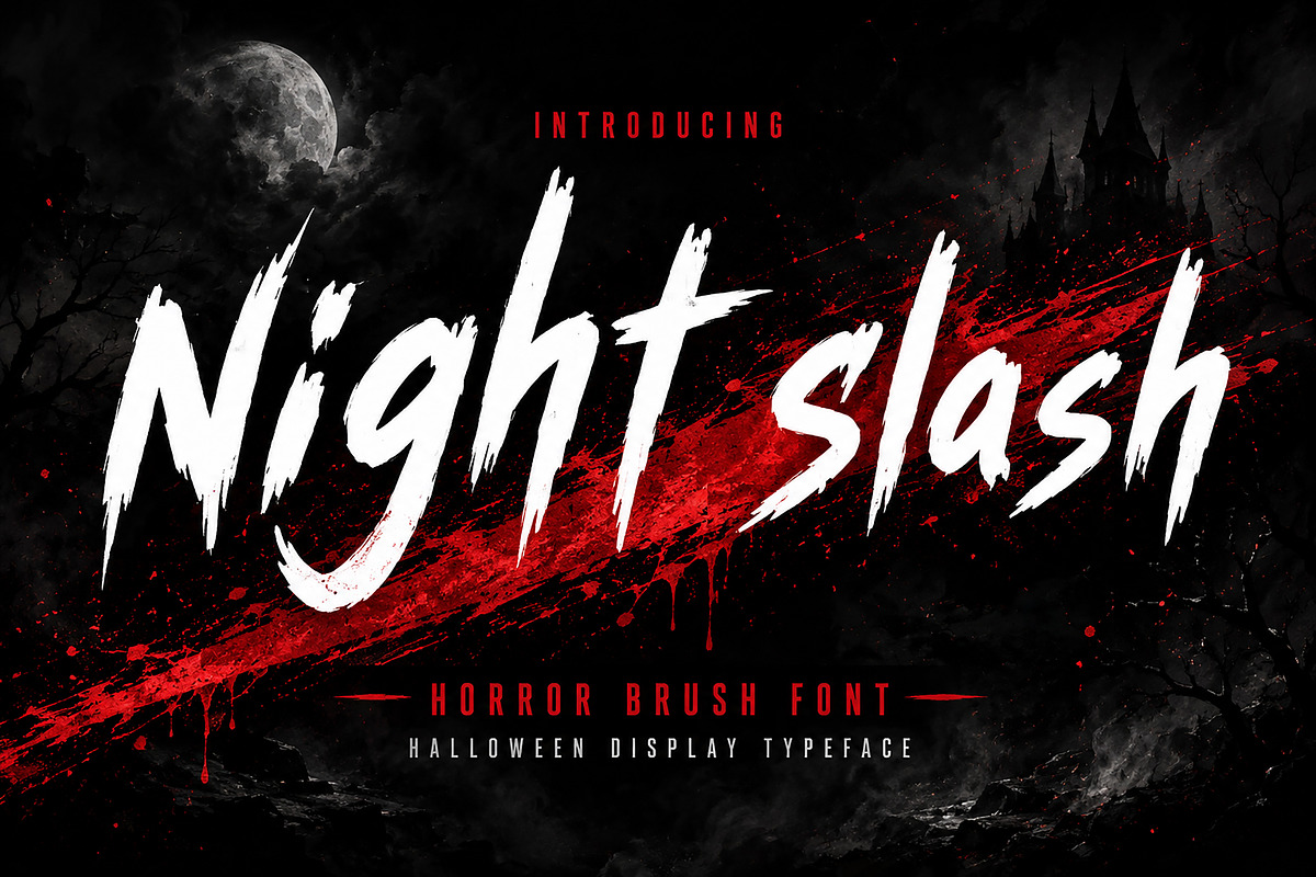 Night Slash, a Serif Font by Wow Magic (Photo 1 of 5)