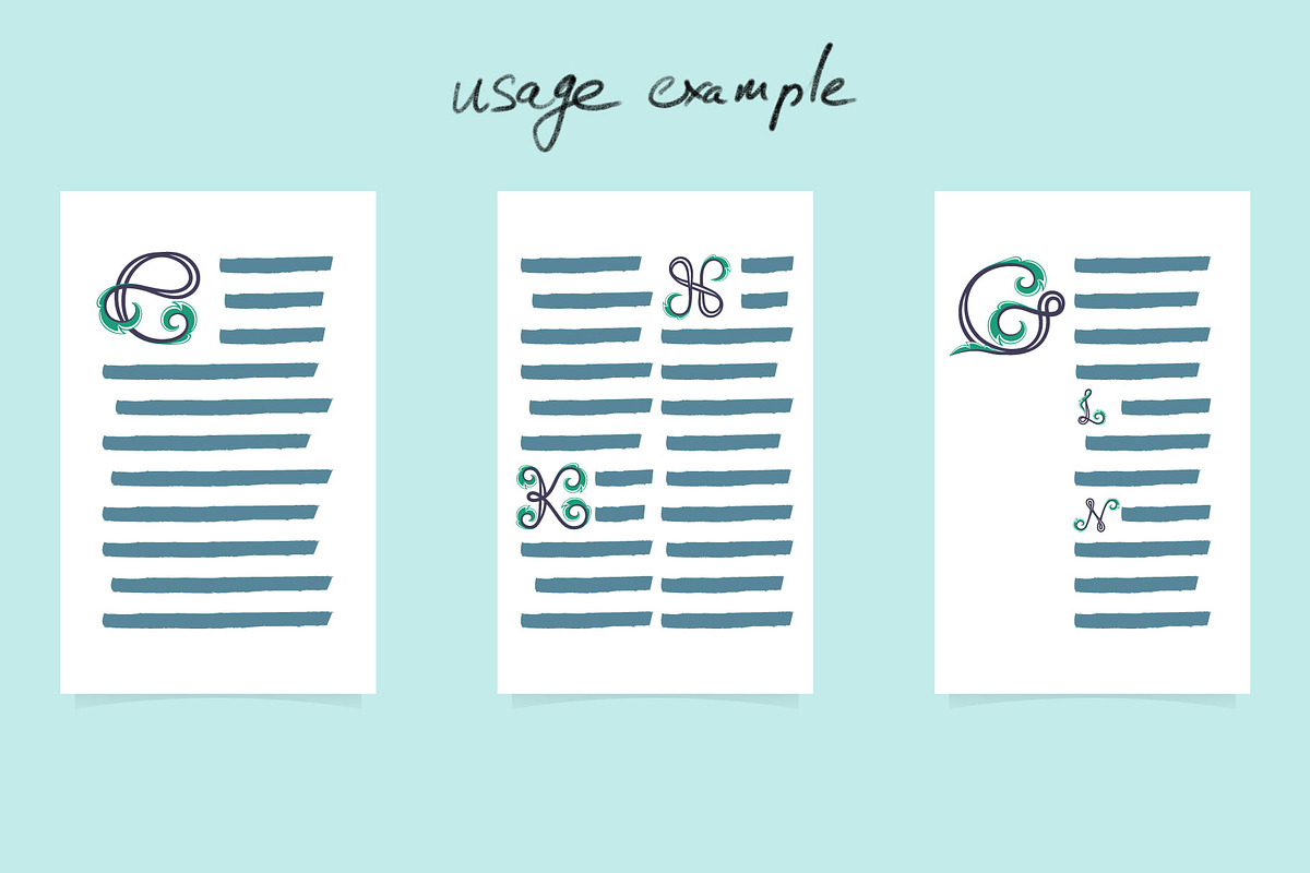 Foliageant font preview 3