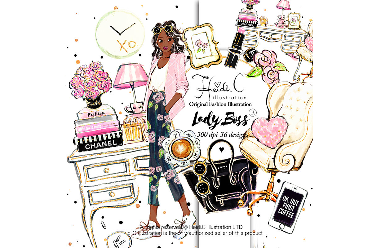 Lady Boss, a Work Illustration by HeidiCIllustration (Photo 1 of 5)