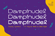 Dampfnudel, a Sans Serif Font by takoliko (Thumbnail 1 of 13)