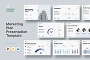 Marketing Plan Presentation Template, a Presentation Template by Dream-Lab (Thumbnail 1 of 8)