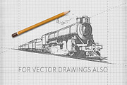 HAND SKETCHED LOGO ACTION & MOCKUP, a Pens & Pencil Mockup by Tropical Type (Thumbnail 5 of 9)