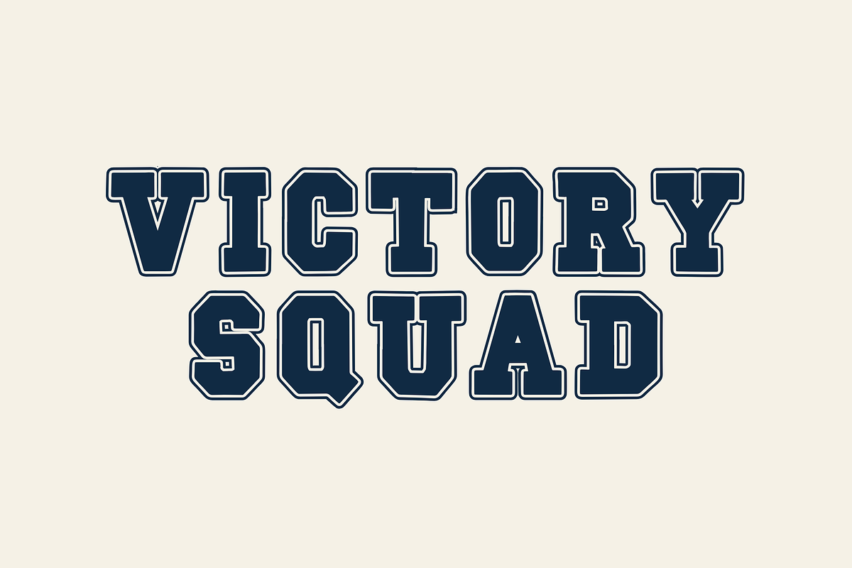 Blockton Varsity, a Slab Serif Font by Dm Studio (Photo 2 of 10)