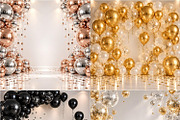 40 Balloon Garland Digital Backdrops, a Background Graphic by Walllow Creatives (Thumbnail 2 of 3)