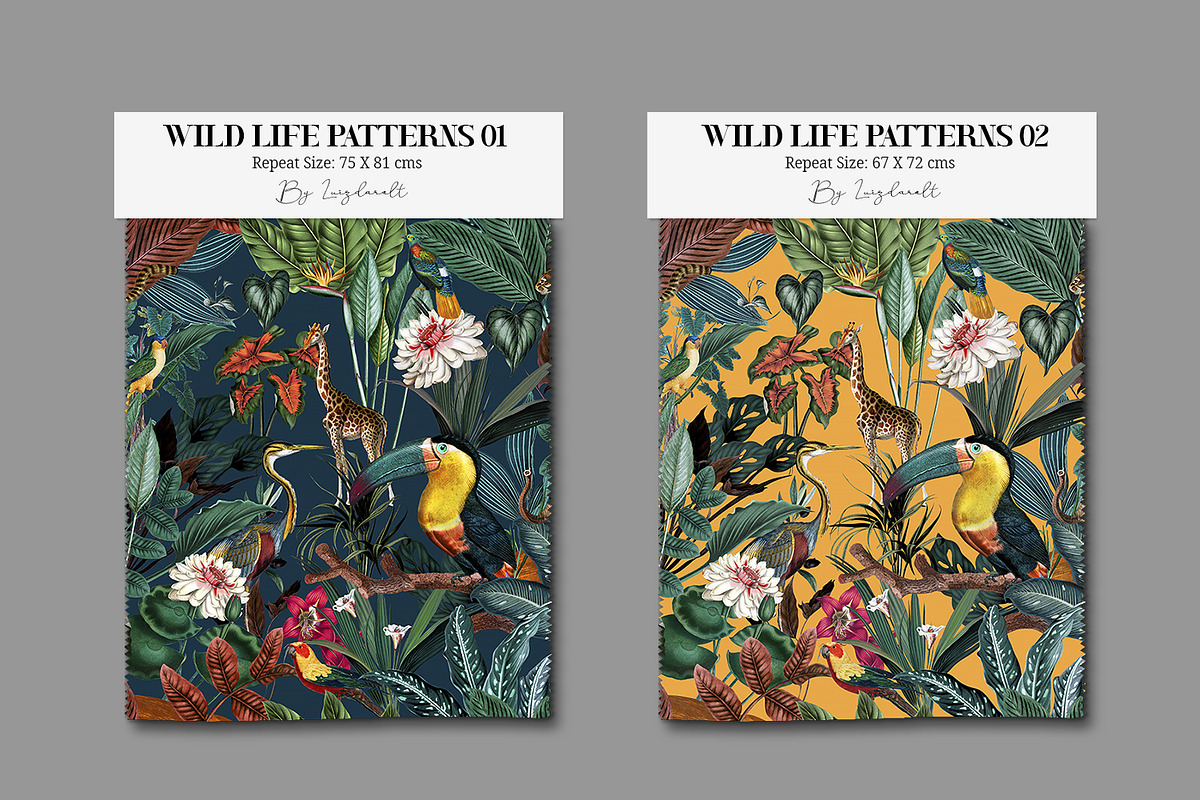 Wild Life (Patterns Wallpapers), a Pattern Graphic by Luiz da Rolt Grathwohl (Photo 5 of 9)