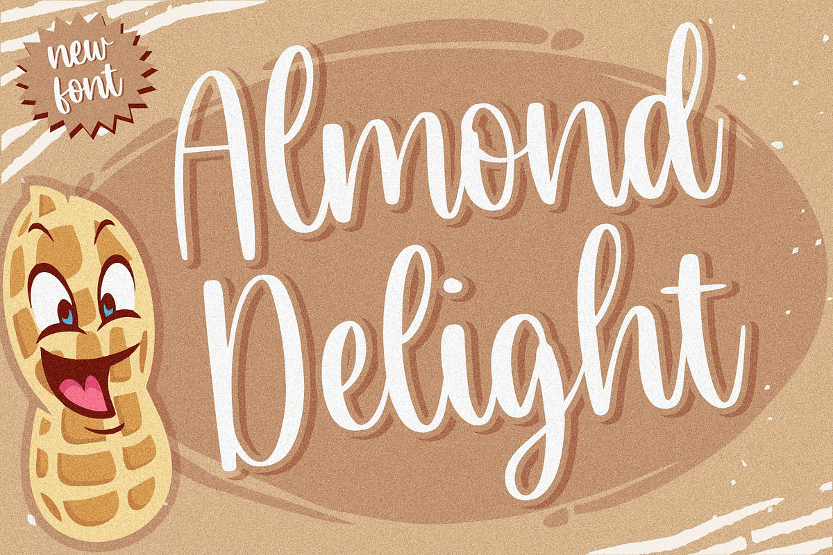 Almond Delight - Handwritten Font, a Script Font by Balpirick Studio (Photo 1 of 7)