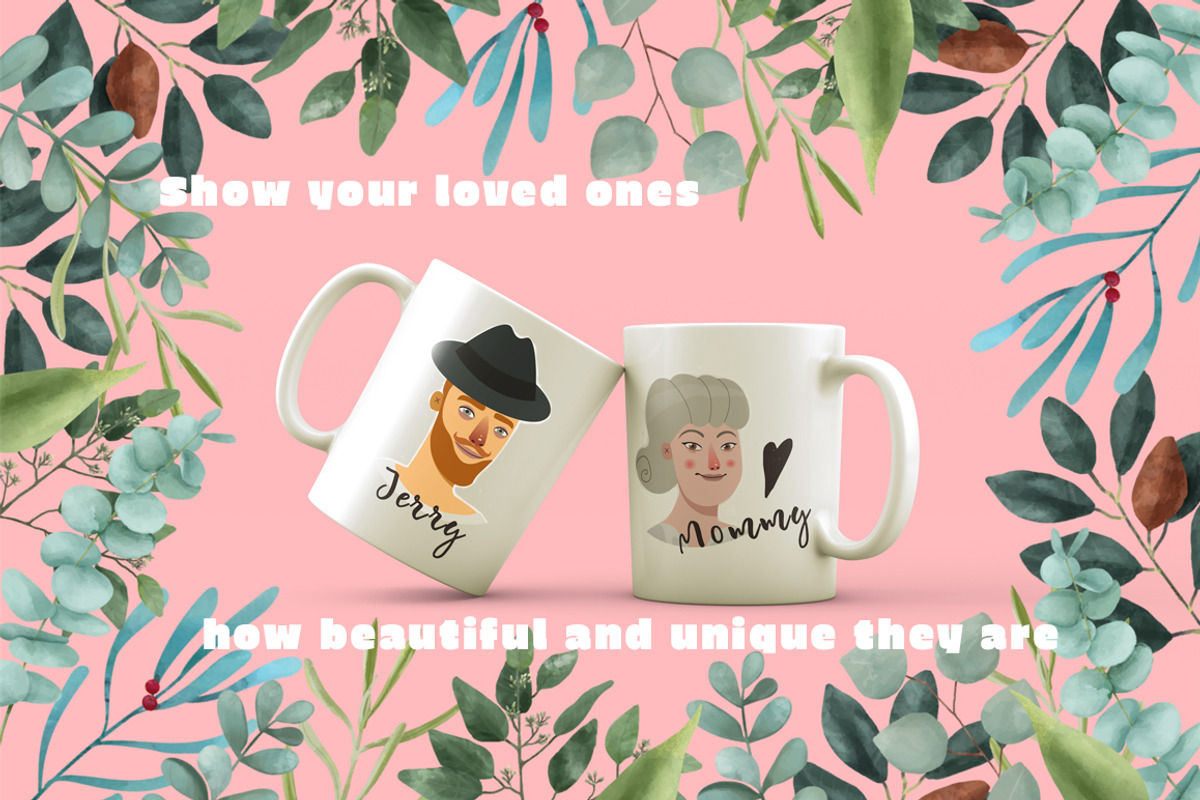 CREATE YOURSELF - portrait creator, a Graphic by Steve's shop (Photo 7 of 12)