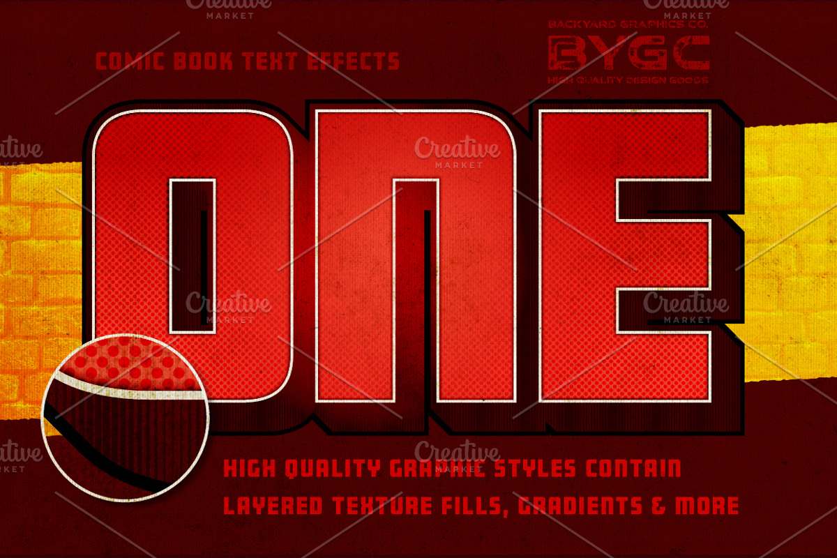 SuperComic - Vector Text Effects, an Action Add-On by BackYard Graphics Co. (Photo 15 of 18)