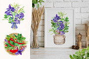 Culinary Herbs. Watercolor Set, a Food Illustration by Tata Pilip (Thumbnail 4 of 14)