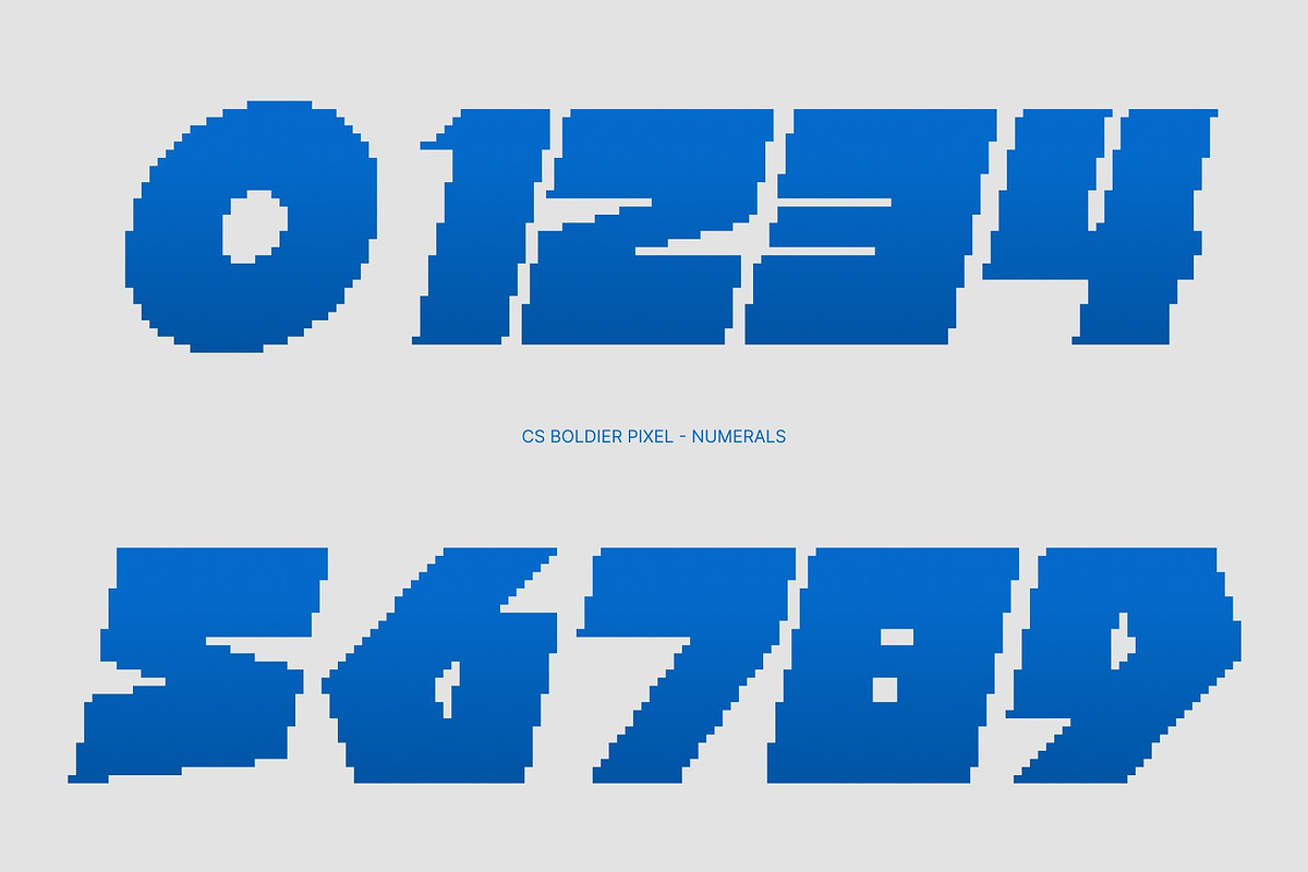 CS Boldier Pixel, a Sans Serif Font by Craft Supply Co. (Photo 5 of 8)