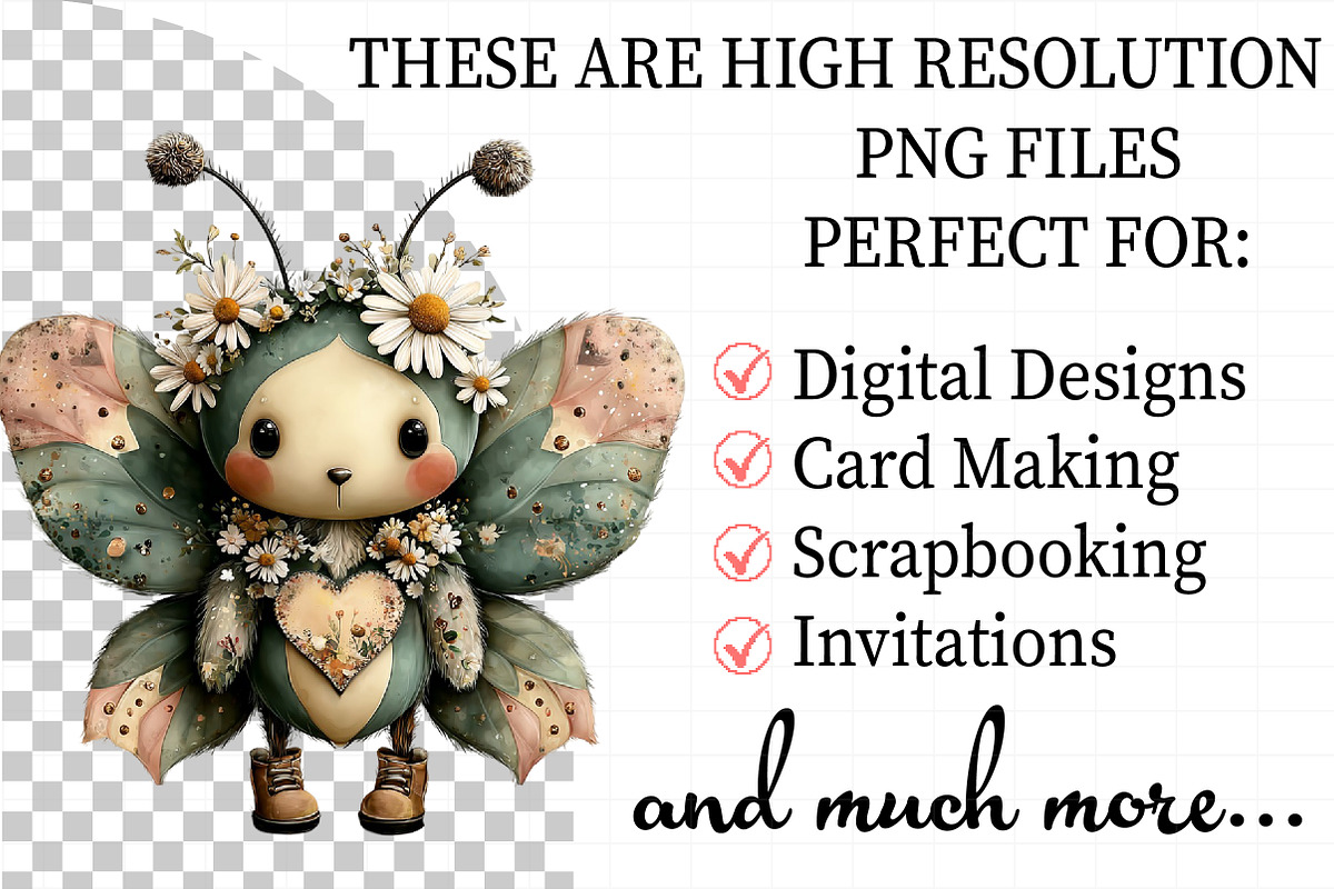 Whimsical Easter Butterfly Clipart, an Illustration by Daily.Designs (Photo 2 of 8)