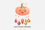 Vegetables - cartoon character, an Illustration by DigitalDream (Thumbnail 7 of 7)