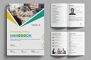 Company Policy Handbook Layout, a Brochure Template by MightyDesign (Thumbnail 1 of 6)