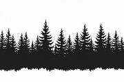 Pine Forest Silhouette Bundle, a Graphic by hafijul (Thumbnail 11 of 16)