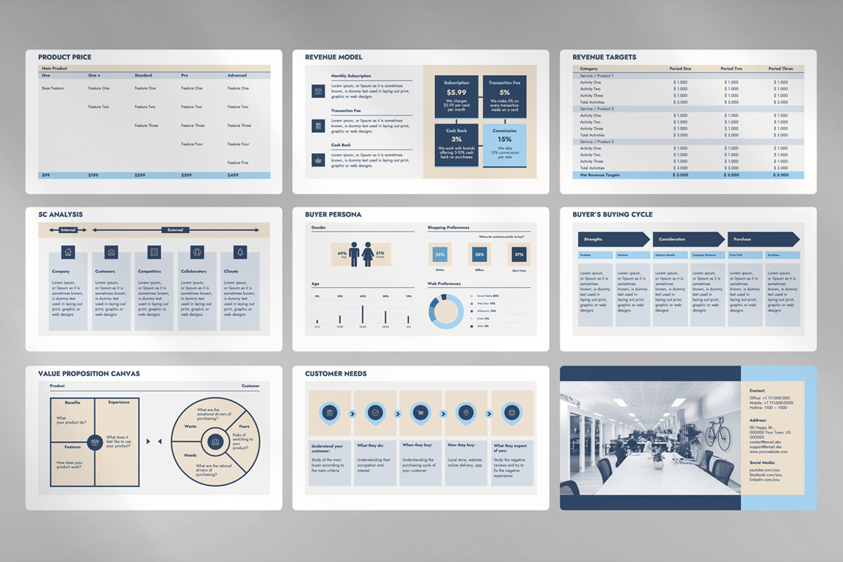 Go To Market Presentation Template, a Presentation Template by JetzTemplates (Photo 3 of 4)