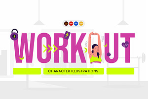 Workout Illustration, a Person Illustration by Loin Studio