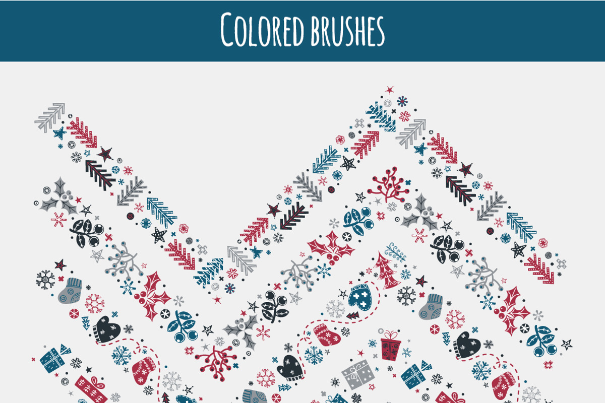 Scandinavian Christmas brushes, a Brush Add-On by ekmelica (Photo 10 of 14)