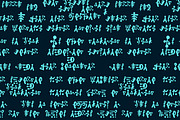 Alien hieroglyphics, a Symbol Font by Poloviiinkin (Thumbnail 1 of 3)