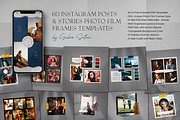 60 IG Post & Stories Film Frames, a Social Media Template by DVLOOP MOCKUP (Thumbnail 1 of 14)
