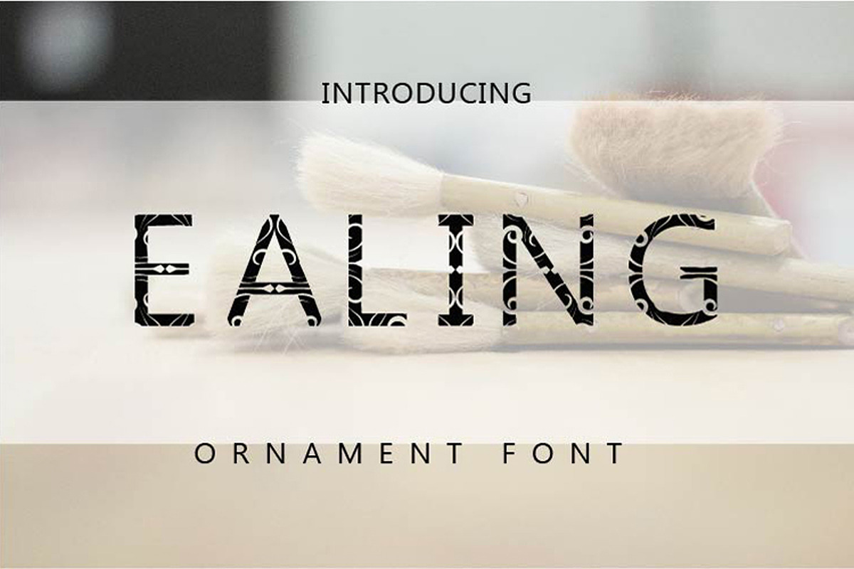 Ealing, a Symbol Font by edcreative (Photo 1 of 4)