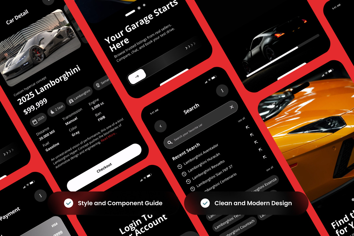 Carivo – Elegant Car Marketplace App, an App Template by productype1 (Photo 3 of 5)