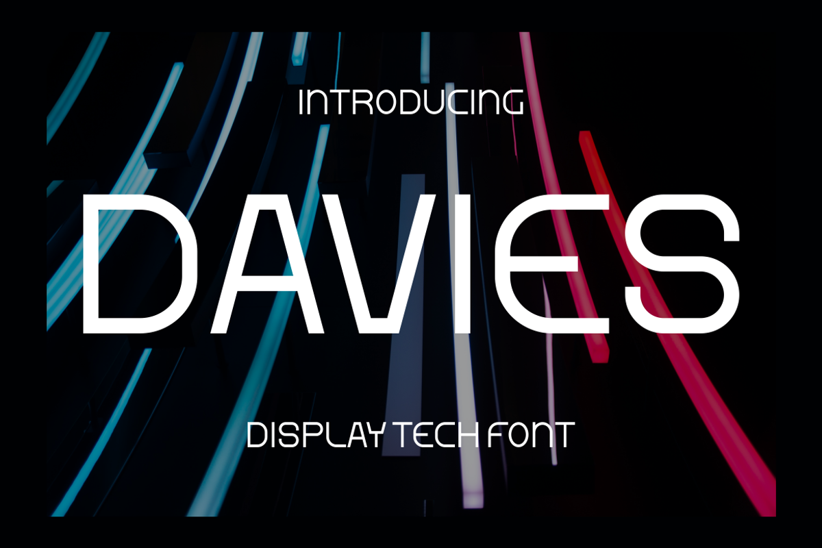 Davise, a Sans Serif Font by maxstrim_graphich