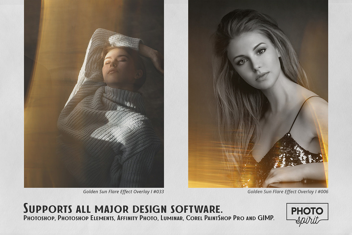 Golden Sun Flare Overlay Effect I, an Action Add-On by PhotoSpirit (Photo 5 of 8)