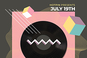 Summer Retro Party Flyer, a Flyer Template by Hotpin (Thumbnail 5 of 5)