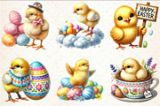 Baby Chick Easter Day Sublimation, a Seasonal Illustration by Rose Art (Thumbnail 4 of 4)
