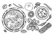 Pizza Vector Illustrations, a Food Illustration by Lubov Illustrations Shop (Thumbnail 4 of 5)