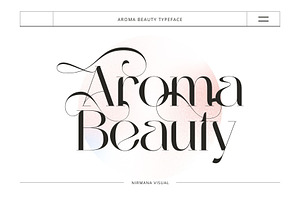 Aroma Beauty - Modern Serif